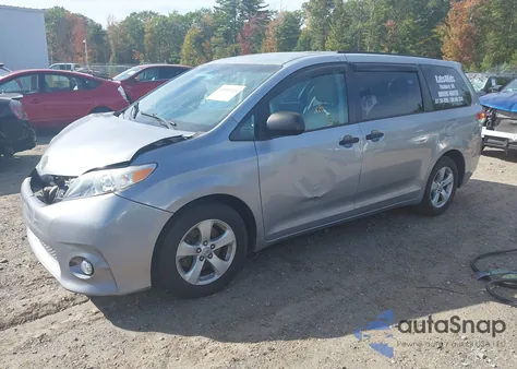 2012 Toyota Sienna Base V6 7 Passenger from USA, damaged, VIN 5TDZK3DC0CS212695